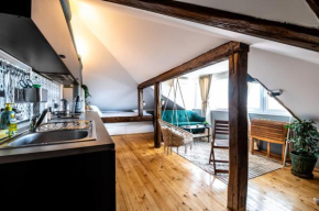 Sky-View Studio with Cozy Boho Vibes